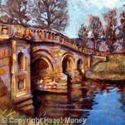 Chatsworth bridge in winter
