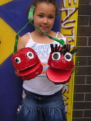fruit  veg puppets workshop