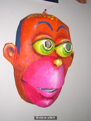 red man mask