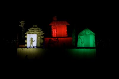 Bonfire stage set, Goole 2011
