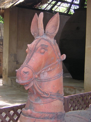 Indian large terracotta sculpture