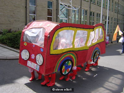 the Rainbows bus