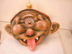 one eye goblin mask