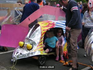 rocket ship trolley