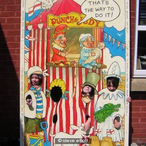 punch  judy postcard