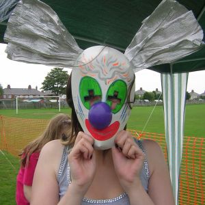 clown mask workshop