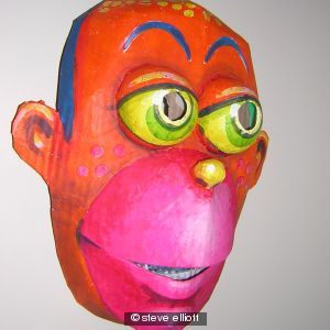 red man mask