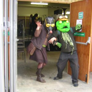 Mr Toad and Moley masks