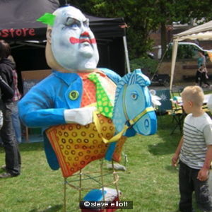 Mr Pickles the Westminster Clown ( political portrait )
