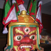 Buddhist deity mask, Sikkim