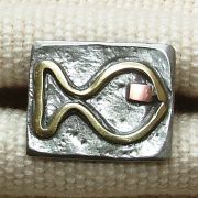   fish cufflink  