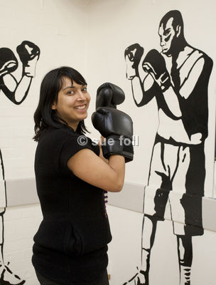BBC World Service Producer Nina Robinson photographed at The Pedro Club, Hackney for the BBC