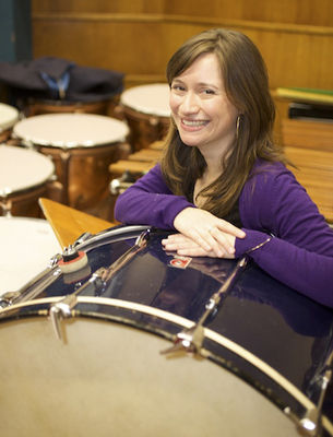 Ellara Wakely who works for the BBC Proms Orchestra. Photographed for the BBC