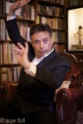 Simon Drake, magician for the Sunday Express