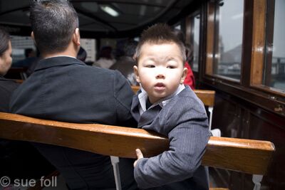 Kid on Star Ferry