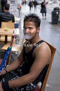 Arab boy, portrait of locals on Edgware Road, London Underground