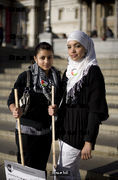 Muslim protestors, Trafalgar Square