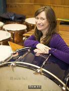 Ellara Wakely who works fr the BBC Proms Orchestra. Photographed for the BBC