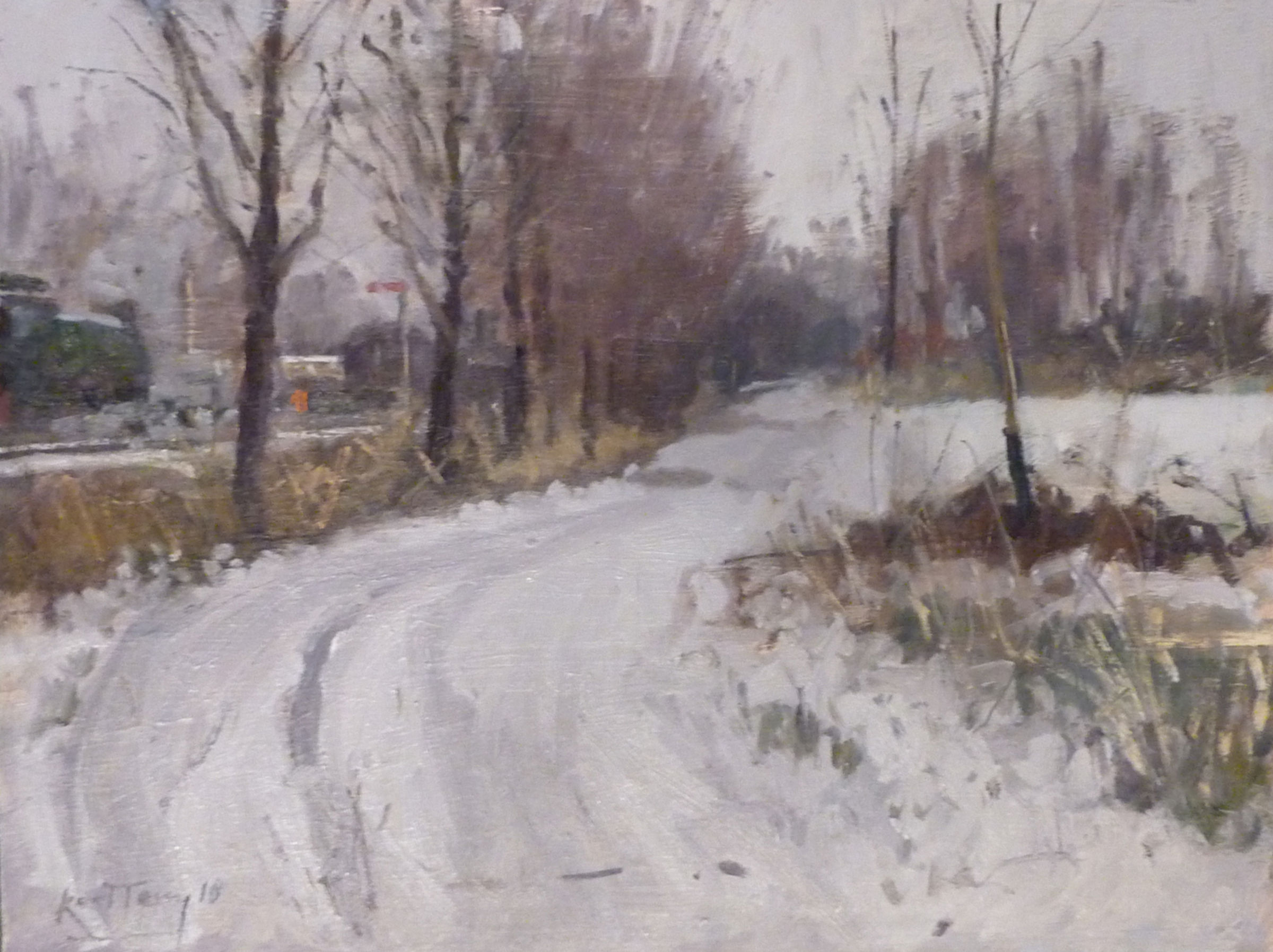 Winter Wittersham Road Station