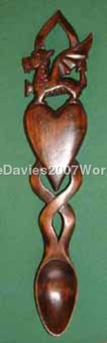 A47* Welsh Dragon, Heart, Celtic twist and Flame 40.00