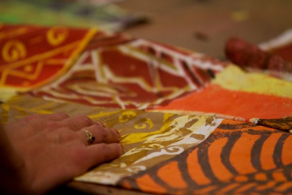 Fabric swatches for Mercy, Canterbury College. 