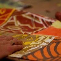 Fabric swatches for Mercy, Canterbury College. 
