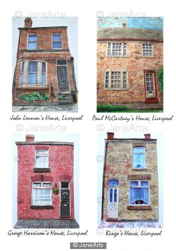 The Beatles' Four Houses, Liverpool