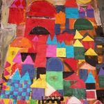 Paul Klee -day scene, Fazakerley Primary School Reception Class, Nov.  2009