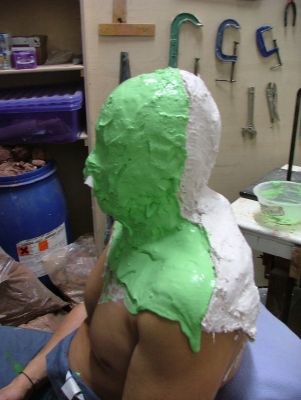 Shauns life casting.