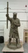 Robert The Bruce finished in clay