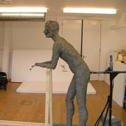 Clay modelling, the early stages