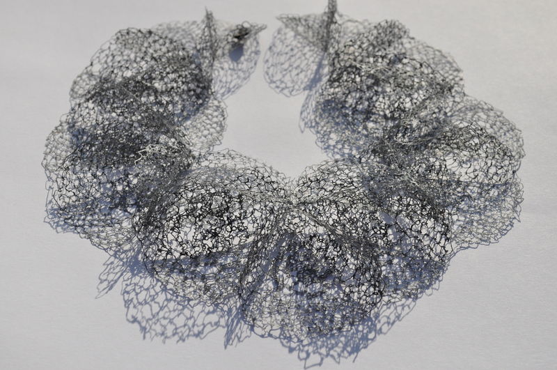 Grey Ruff Neckpiece