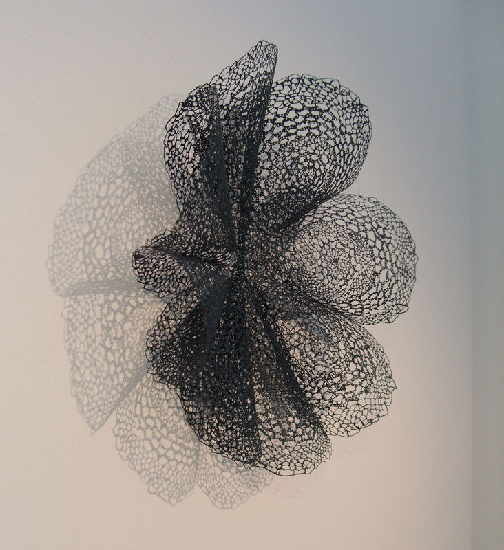 Black Bloom Wall Adornment