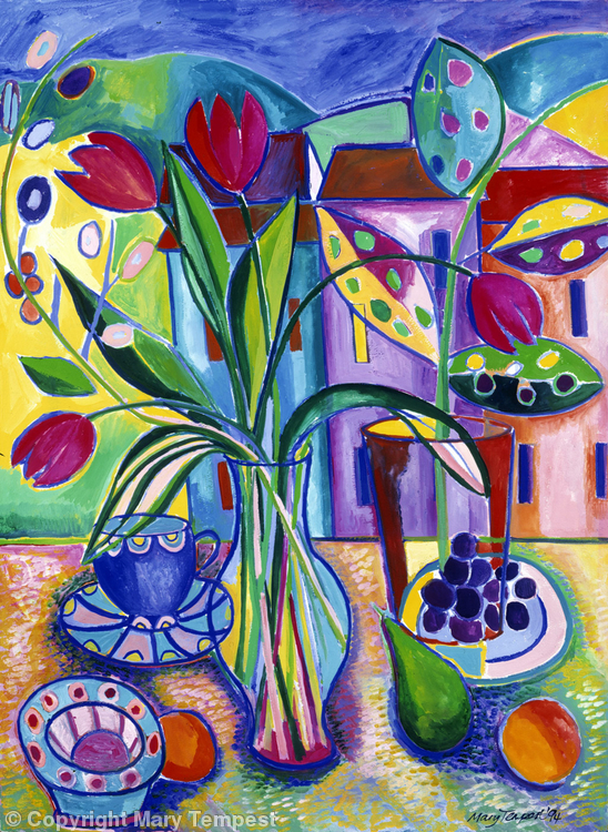 Crimson Tulips