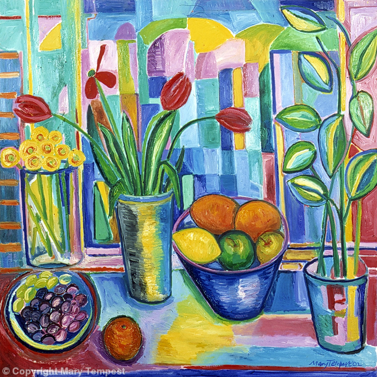 Still Life with Fruit and Flowers