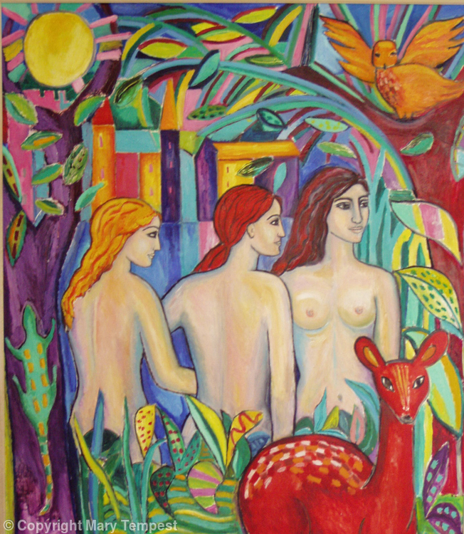 Moonlight Bathers