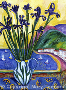 Irises by the Sea