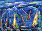Yachts at Sunset
