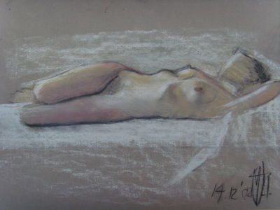 Reclining pose -2006