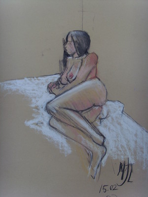 Reclining pose  -July