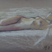 Reclining pose -2006