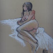 Reclining pose  -July