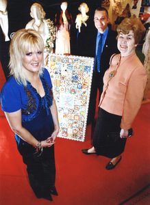 Mosaic for The Martletts Hospice, in Brighton, a gift made by myself and members of the Public from The Stitche s Show
