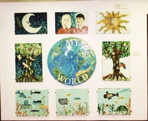Pells School Mosaic, Made by all the children.