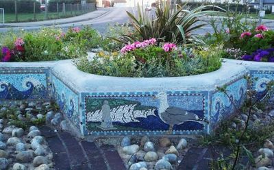 Mosaic Roundabout in Peacehaven