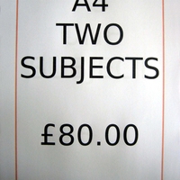 Order A4 Two Subjects