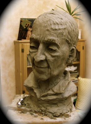 Krishnamurti (in clay)