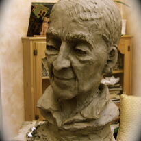 Krishnamurti (in clay)