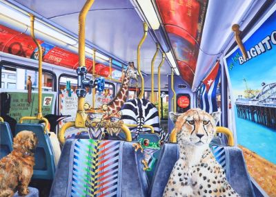 Alberto Martinez We're on the bus