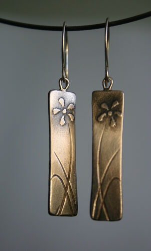 Long Flower Earrings